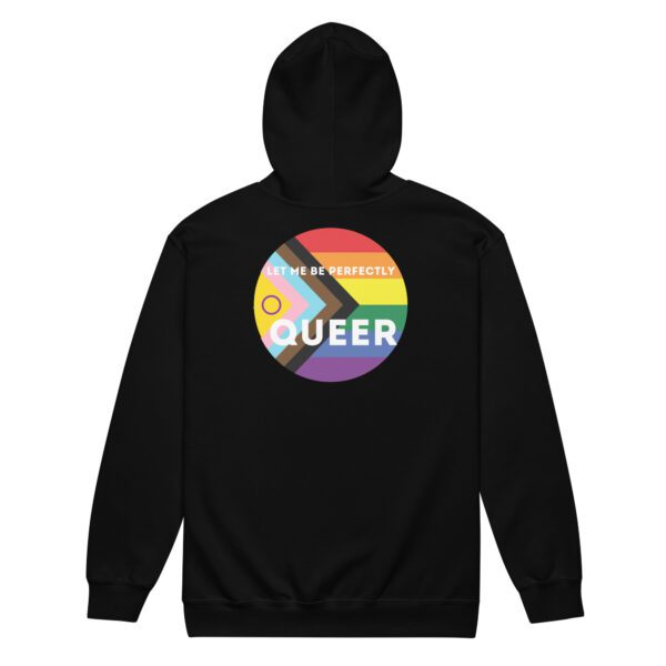 Perfectly Queer Unisex Zip Hoodie - Image 3